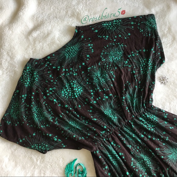 {JULLY KANG} Los Angeles Dolman Deep V-Neck Dress - Picture 5 of 7